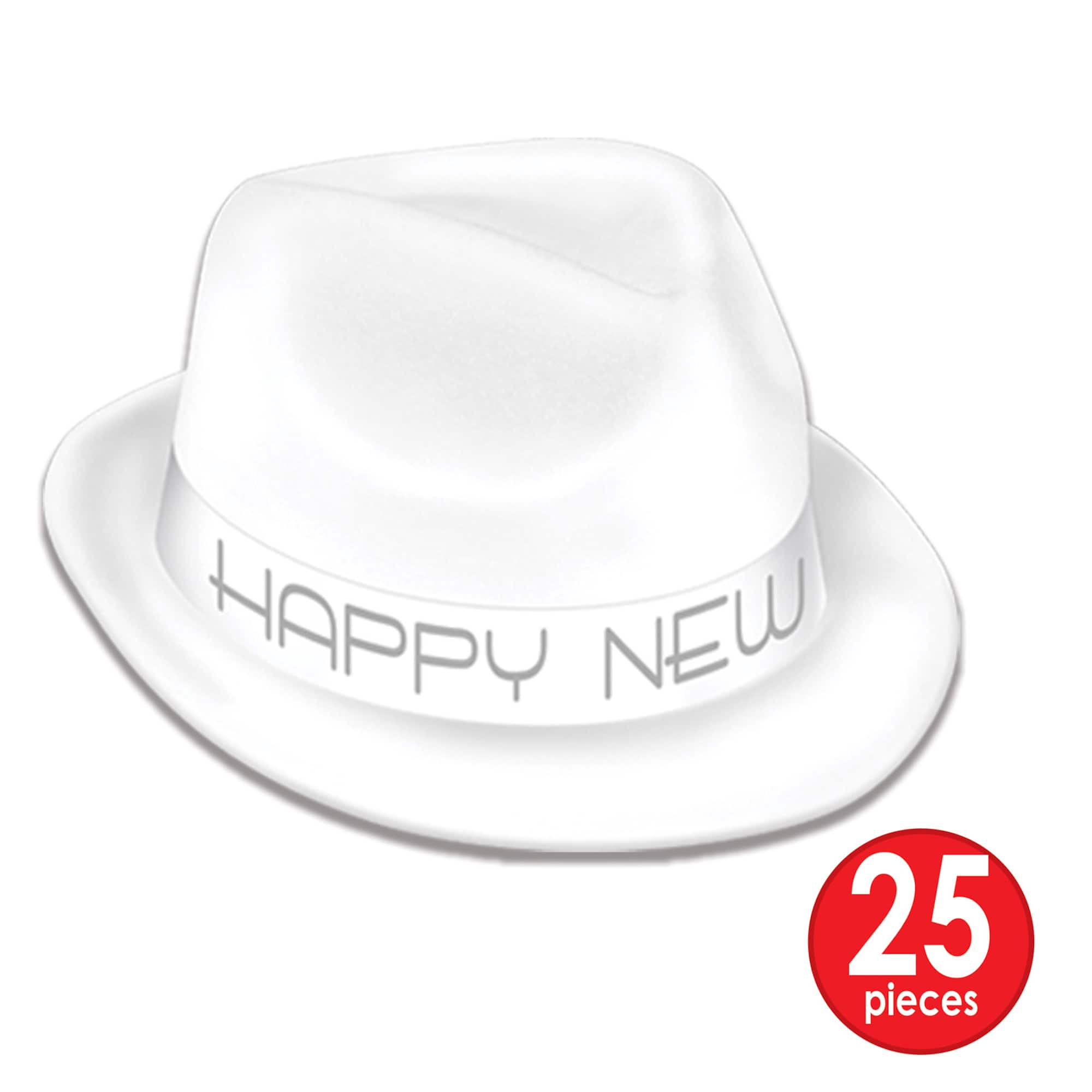 Beistle Silver & White New Year Chairman Party Favor Kit for 50